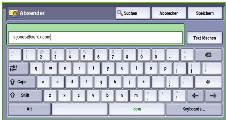XEROX COLORQUBE 9201 9202 9203 - Absender: - 1