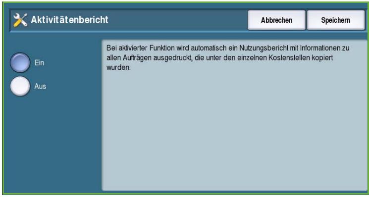 XEROX COLORQUBE 9201 9202 9203 - Aktivitätenbericht - 1