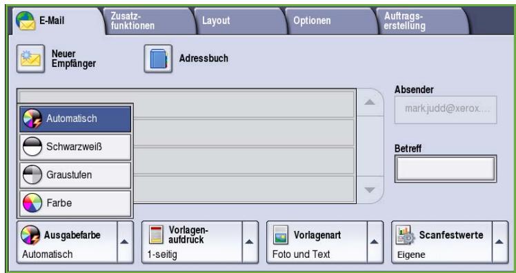 XEROX COLORQUBE 9201 9202 9203 - Vorlagenaufdruck - 1