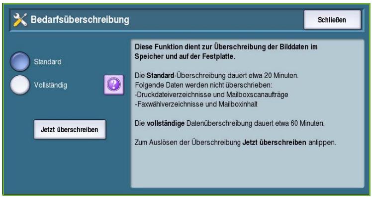 XEROX COLORQUBE 9201 9202 9203 - Bedarfsüberschreibung - 1