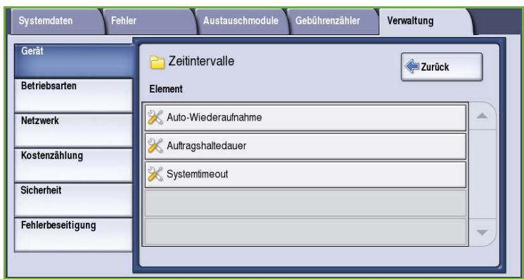 XEROX COLORQUBE 9201 9202 9203 - Zeitintervalle - 1