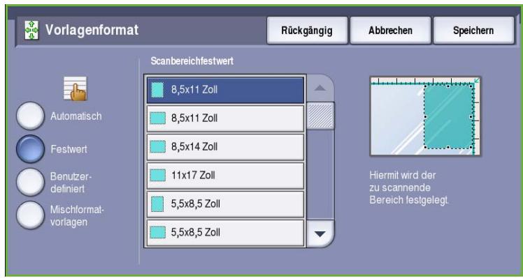 XEROX COLORQUBE 9201 9202 9203 - Vorlagenformat - 1