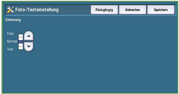XEROX COLORQUBE 9201 9202 9203 - Foto-/Texteinstellung - 1