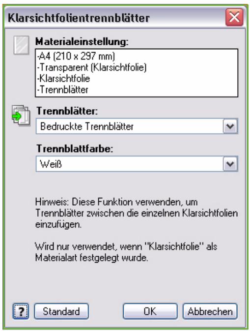 XEROX COLORQUBE 9201 9202 9203 - Klarsichtfolientrennblätter - 1