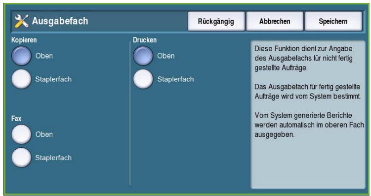 XEROX COLORQUBE 9201 9202 9203 - Ausgabefach - 1
