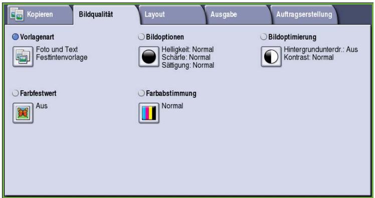 XEROX COLORQUBE 9201 9202 9203 - Vorlagenart - 1