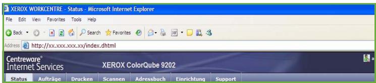 XEROX COLORQUBE 9201 9202 9203 - Neuen Ordner erstellen - 1
