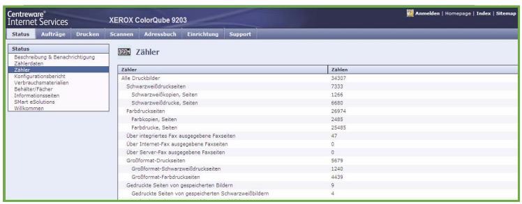 XEROX COLORQUBE 9201 9202 9203 - Zähler - 1