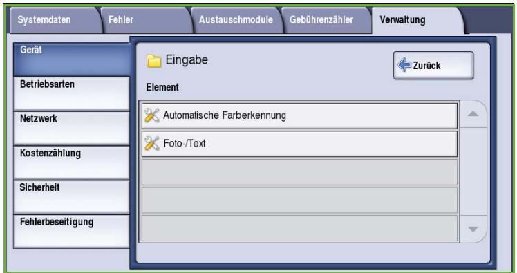 XEROX COLORQUBE 9201 9202 9203 - Eingabe - 1