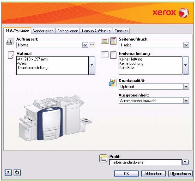 XEROX COLORQUBE 9201 9202 9203 - Material/Ausgabe - 1