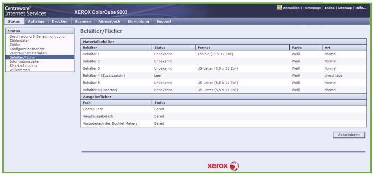 XEROX COLORQUBE 9201 9202 9203 - Behalter/Fischer - 1