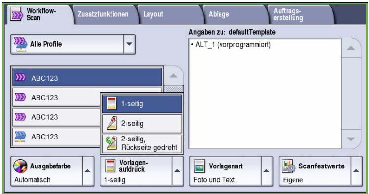XEROX COLORQUBE 9201 9202 9203 - Vorlagenaufdruck - 1