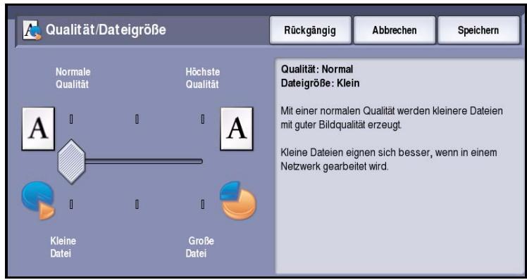 XEROX COLORQUBE 9201 9202 9203 - Qualität/Dateigröße - 1