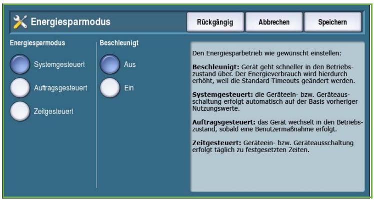 XEROX COLORQUBE 9201 9202 9203 - Energiesparmodus - 1
