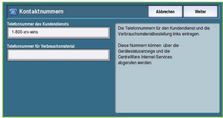 XEROX COLORQUBE 9201 9202 9203 - Kontaknummern - 1