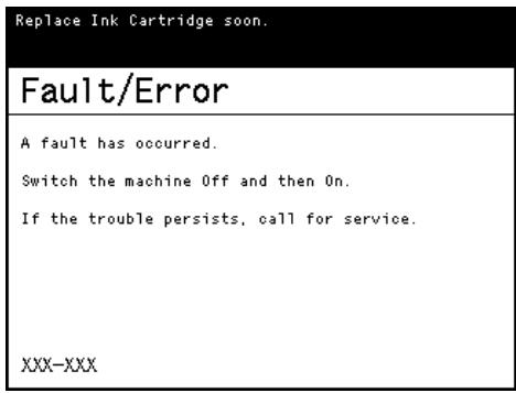 XEROX IJP 2000 - Fehlermeldungen - 2