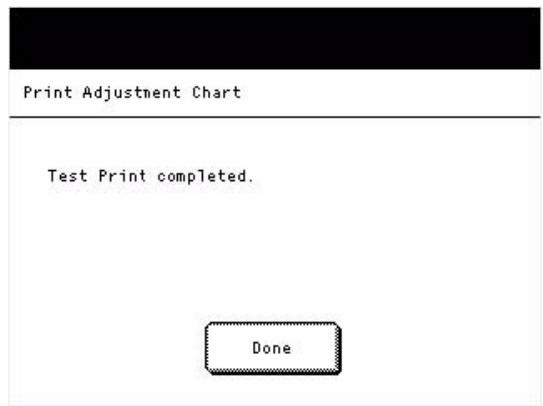 XEROX IJP 2000 - Auf [Ja] drücken, um den Start der Kalibrierung zu bestätigten. - 6