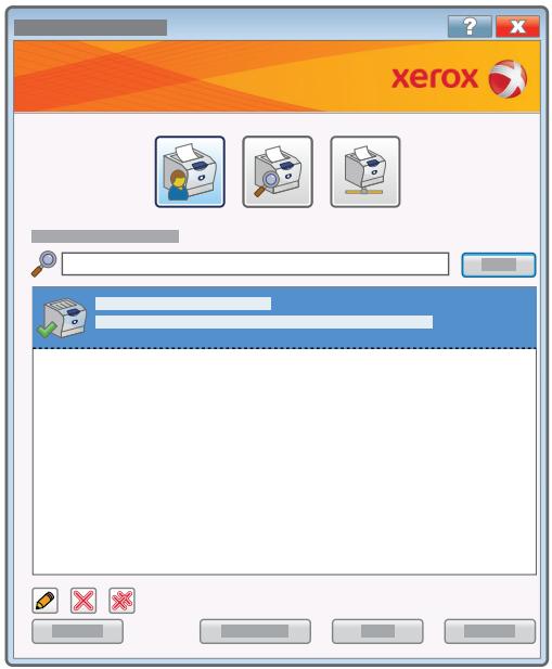 XEROX MOBILE  DRIVER - Choix de l'imprimante - 1