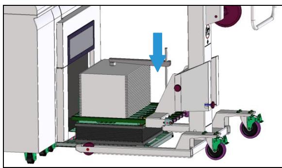 XEROX NUVERA 120MX - Montée de la pile depuis le module XPS - 4