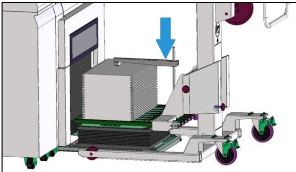 XEROX NUVERA EA PRODUCTION - Montée de la pile depuis le module de réception iGen - 4