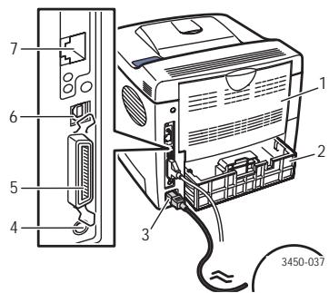 XEROX PHASER 3450 - Rear View - 1