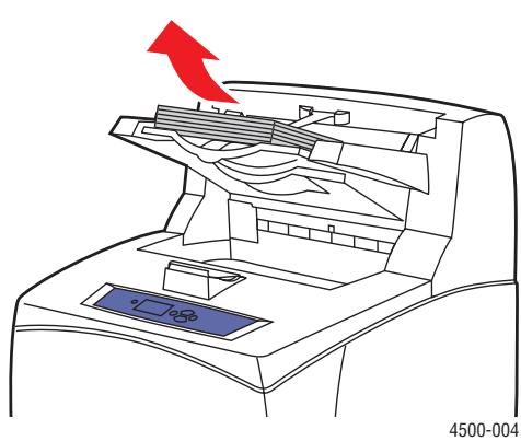 XEROX PHASER 4500 - Stau am Ausgang – Öffnen Sie zum Beseitigen die obere Abdeckung - 1