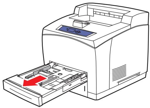 XEROX PHASER 4500 - Drucken von Aufklebern aus den Fächern 1 - 4 - 1