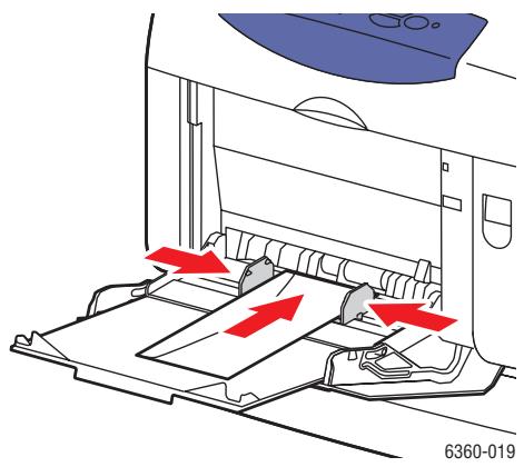 XEROX PHASER 6360 - Bedrucken von Umschlagen aus Fach 1 (MPT) - 3