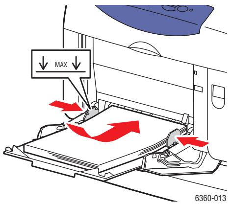 XEROX PHASER 6360 - Bedrucken von Aufklebern aus Fach 1 (MPT) - 4