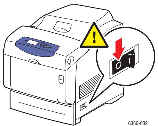 XEROX PHASER 6360 - Transportieren des Druckers - 1