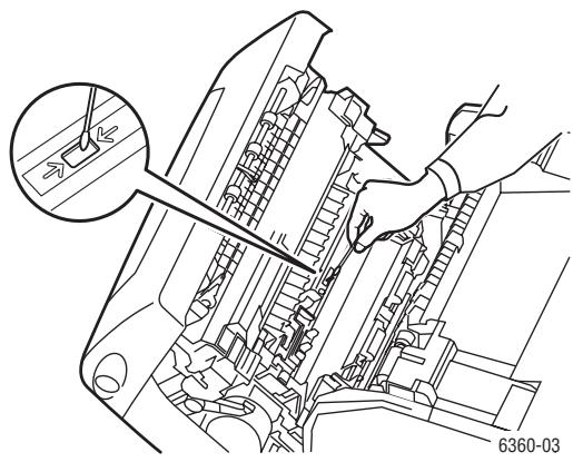 XEROX PHASER 6360 - Reinigen des Dichtesensors - 3