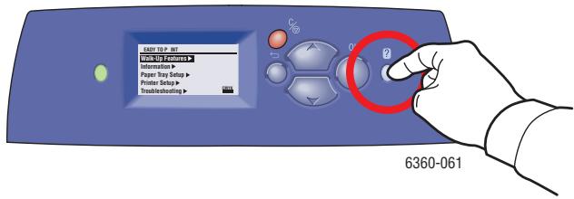 XEROX PHASER 6360 - Bedienfeldmeldungen - 1