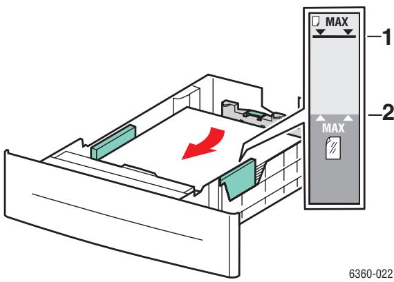 XEROX PHASER 6360 - Einlagen von Papier in Fach 2-5 - 6