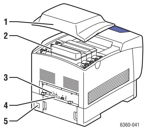 XEROX PHASER 6360 - Ansicht von hinten und links - 1
