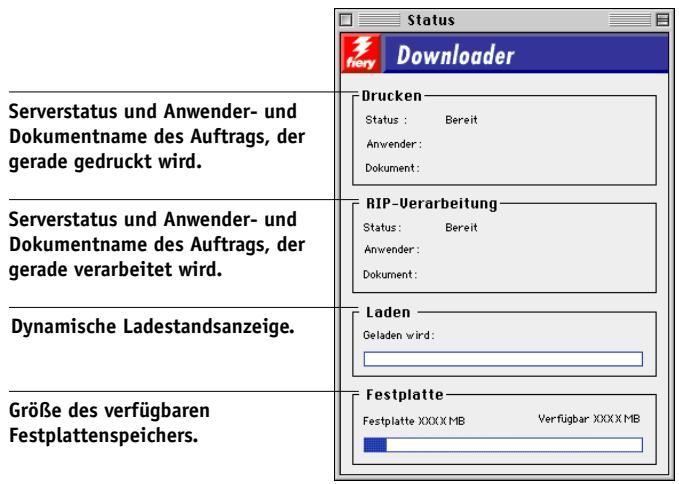 XEROX PHASER EX7750 - STATUSINFORMATIONEN MIT FIERY DOWNLOADER ANZEIGEN - 2