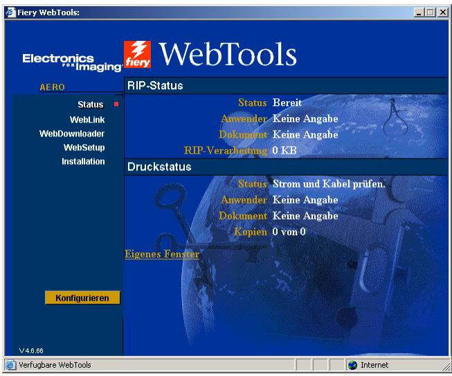 XEROX PHASER EX7750 - Komponente Status - 1