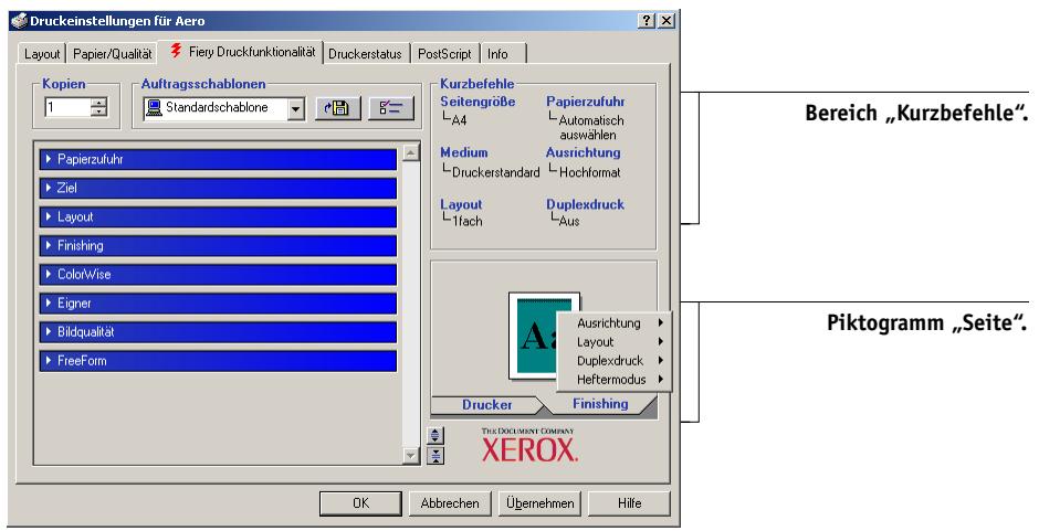 XEROX PHASER EX7750 - Verwenden von Kurzbefehlen - 1