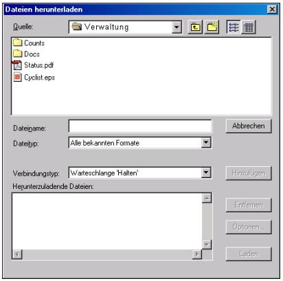 XEROX PHASER EX7750 - DATEI ODER ZEICHENSATZ MIT FIERY DOWNLOADER LADEN - 1