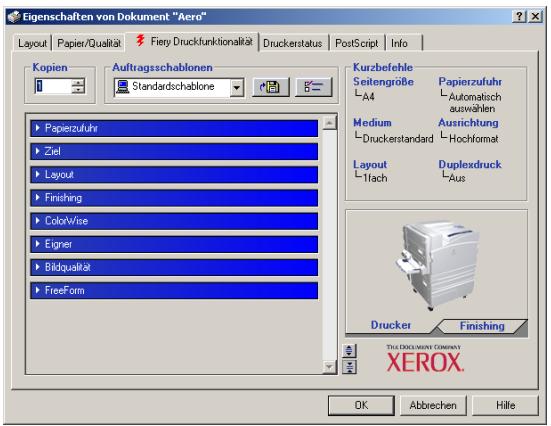XEROX PHASER EX7750 - ÜBER FIERY E-MAIL PORT MONITOR DRUCKEN - 1