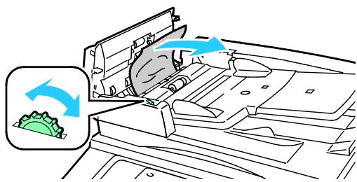 XEROX WORKCENTRE 7220 7225 - Résolution des incidents papier dans le chargeur de documents - 3
