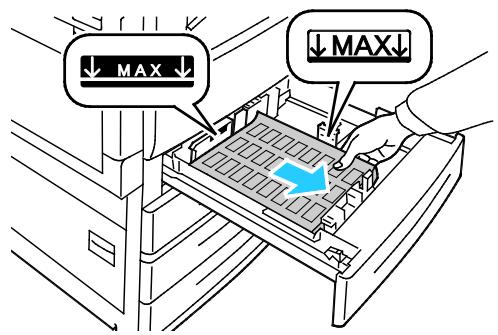 XEROX WORKCENTRE 7220 7225 - Chargement d'étiquettes dans les magasins 1 à 4 - 2