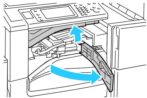 XEROX WORKCENTRE 7220 7225 - Vidage du bac de récapitulation de la perceuse du module de finition semi-professionnel LX - 2