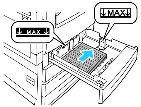 XEROX WORKCENTRE 7220 7225 - Chargement d'étiquettes dans les magasins 1 à 4 - 3