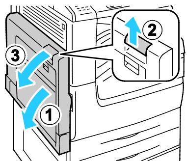 XEROX WORKCENTRE 7220 7225 - Résolution des incidents papier au niveau de la porte a - 1