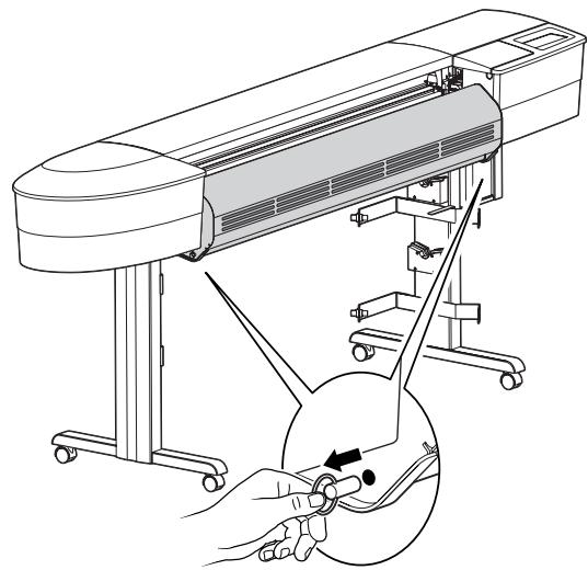 XEROX 8142 - So senken Sie den Luftdruck: - 1