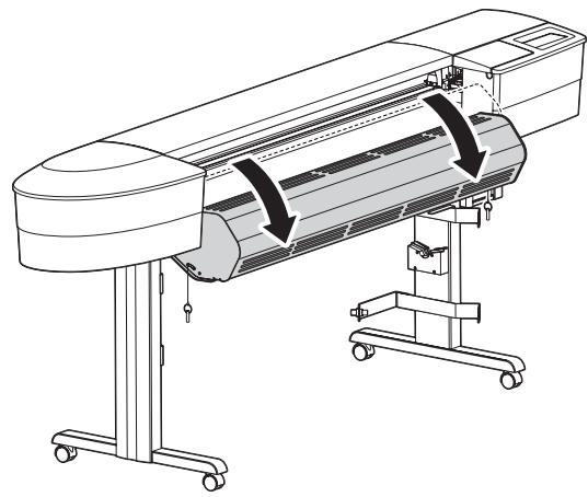 XEROX 8142 - So senken Sie den Luftdruck: - 2