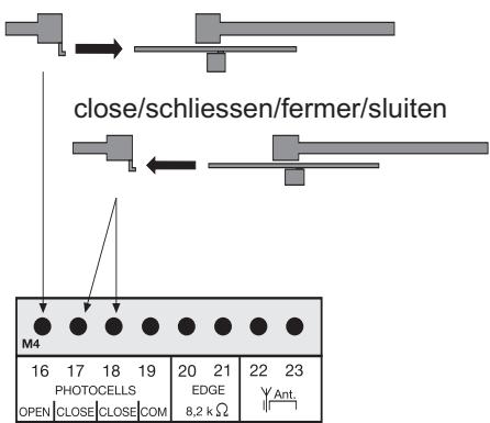 CHAMBERLAIN TPD500 - Programmation du photocellule(s) failsafe 771EML - 1