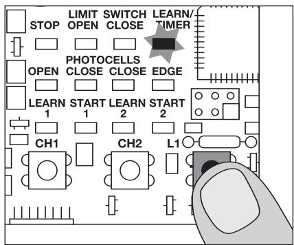 CHAMBERLAIN TPD500 - Fertigstellung der Installation/Programmierung: - 7