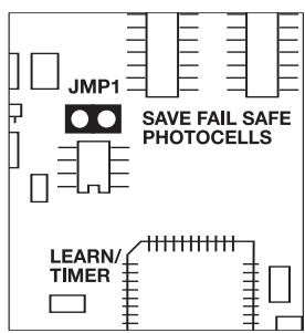 CHAMBERLAIN TPD500 - Operation without photocells - 2