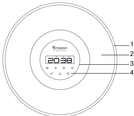 OREGON SCIENTIFIC AURABREEZE WA638 - VUE D'ENSEMBLE - 1